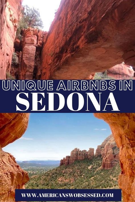 Airbnb Sedona: Are you looking for the perfect Airbnb in Sedona, Arizona? Check out these Best Sedona Airbnbs which include a dome house, treehouse, glamping, and even a cave! #sedona #arizona #airbnb where to stay in sedona arizona | best places to stay in sedona arizona | amazing airbnbs in sedona arizona | best airbnb in sedona | sedona travel tips | sedona arizona travel tips | sedona arizona places to stay | Where To Stay In Sedona Arizona, Sedona Honeymoon, Treehouse Glamping, Arizona Airbnb, Sedona Arizona Travel, Sedona Hotels, Sedona Vortex, Sedona Travel, Arizona Aesthetic