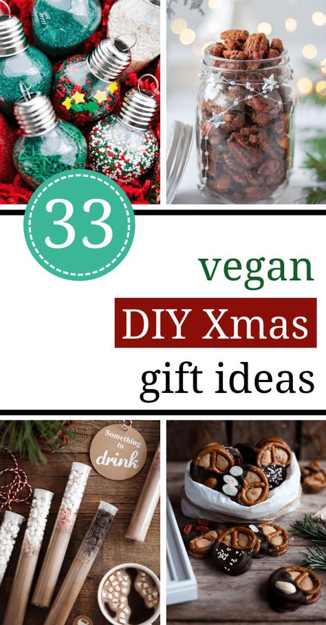 Vegan Gifts Ideas, Vegan Gifts For Her, Vegan Diy Gifts, Diy Edible Christmas Gifts, Diy Yule Gifts, Edible Christmas Gift Ideas, Vegan Food Gifts, Edible Gift Ideas, Vegan Gift Ideas