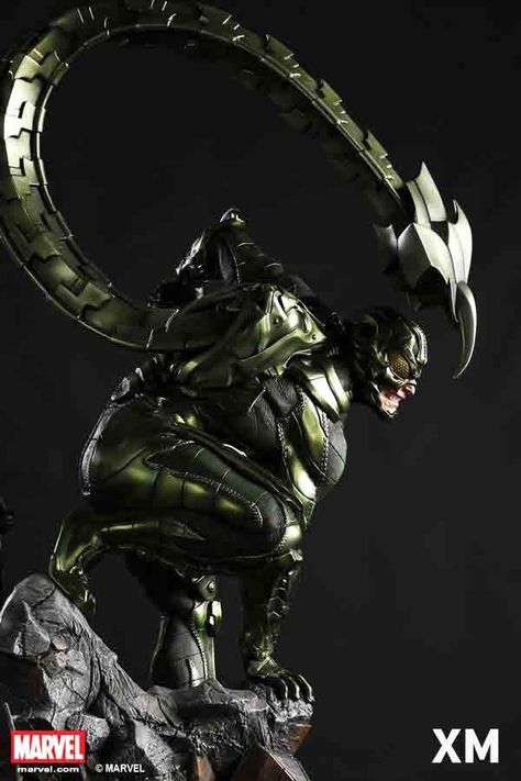 ArtStation - -SCORPION- 1/4 Scale Statue, Caleb Nefzen Xm Studios, Marvel Statues, Character Statue, Univers Marvel, Black Spiderman, Comic Villains, Marvel Toys, Marvel Villains, Custom Action Figures