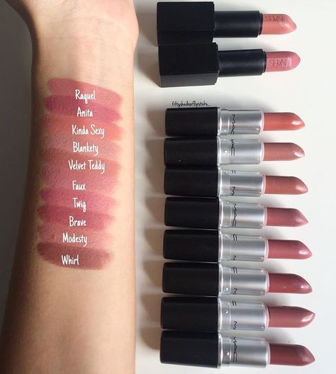 Lipstick Swatches, Lipsticks, Mac