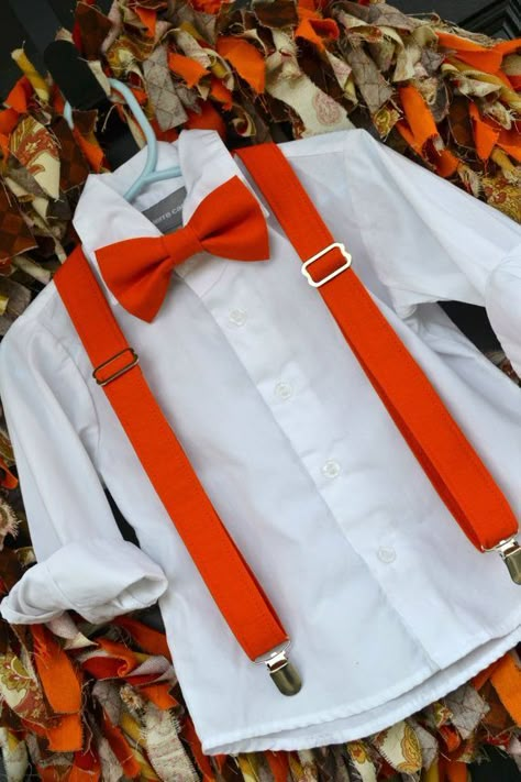 Grooms Men, Burnt Orange Weddings, Mens Wedding Attire, Bearer Outfit, Outdoor Fall Wedding, Fall Attire, Wedding Court, Suspenders Set, Cream Wedding