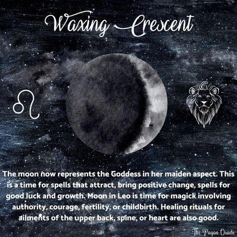 Waxing Crescent Moon Meaning, Waxing Crescent Moon Ritual, Waxing Crescent Moon Tattoo, Crescent Moon Meaning, Waxing Crescent Moon, Moon Meaning, Waxing Moon, Moon Magick, Moon In Aquarius