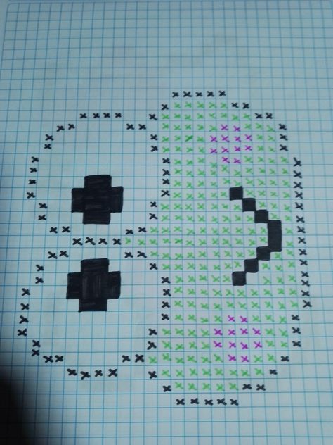 Cute Pixel Drawing, Pixel Art Sanrio, Grid Paper Art, Sanrio Pixel Art, X Drawing, Square Drawing, Graph Paper Drawings, Pixel Art Tutorial, Easy Pixel Art