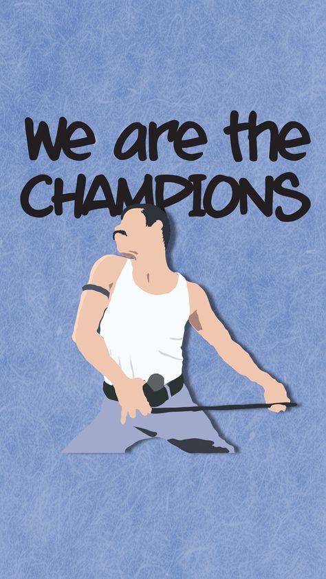 Queen We Are The Champions Queen, Queen Poster, We Are The Champions, Music Wallpaper, Freddie Mercury, Art Inspiration, Queen, Movie Posters, Art