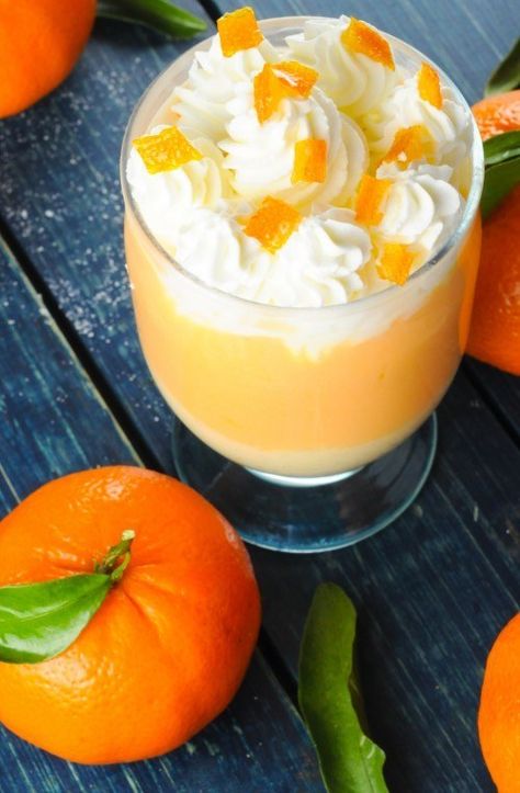 Creamsicle Pudding | 27 Recipes That Prove Creamsicles Rule The World Orange Pudding Recipe, Orange Pudding, Pudding Flavors, Orange Creamsicle, Delicious Cake, Dessert Dishes, Pudding Recipe, Yummy Yummy, Pudding Recipes