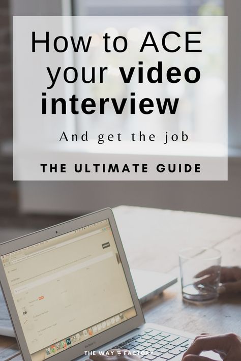 It's quite likely that you'll come across a video interview during a recruitment process. Learn how to prepare for it like a true pro! Video Interview Tips, Difficult Interview Questions, What To Wear For An Interview, Interview Thank You Notes, Job Application Tips, Preparing For An Interview, College Interview, Interview Thank You, Interviewing Tips