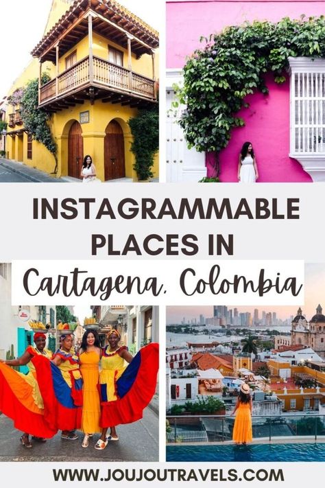 14 Most Instagrammable Spots in Cartagena, Colombia - jou jou travels Things To Do In Cartagena Colombia, Cartenga Colombia, Vacay Pics, Colombia Trip, Umbrella Street, Visit Colombia, Italy Hotels, Colombia Travel, Amazing Photo