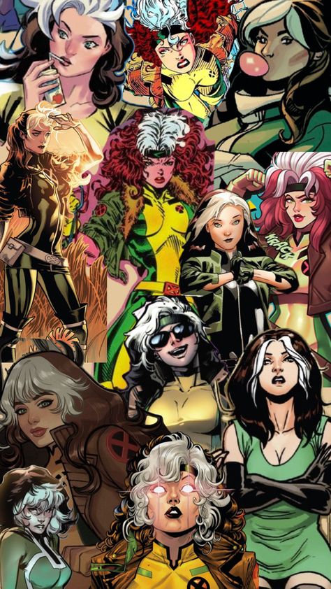 Rogue xmen marvel comic Rouge Xmen Comic, Rouge Xmen, Rogue Comics, Deadpool Y Spiderman, Rogue Xmen, Xmen Art, Rogue Gambit, Xmen Comics, Betty And Veronica