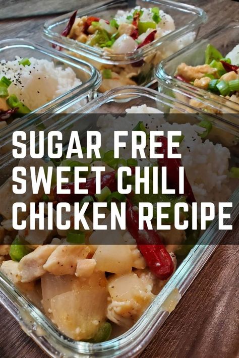 G Hughes Sugar Free Sweet Chili Sauce Recipe - The Meal Prep Ninja G Hughes Sauce Recipes, G Hughes Sweet Chili Sauce Recipes, G Hughes Recipes, G Hughes Sugar Free Recipes, Sweet Chili Chicken Recipes, Sweet Chili Sauce Recipes, Peppercorn Recipes, Sweet Chilli Chicken Recipe, Chili Sauce Chicken