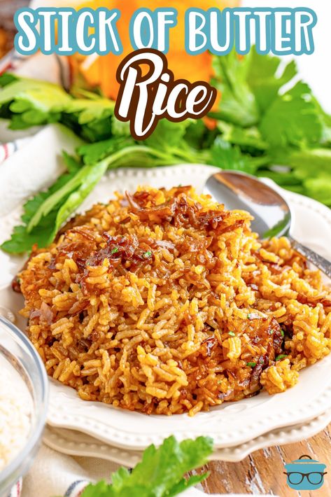 Stick of Butter Rice - The Country Cook Butter Stick Rice, Stick If Butter Rice, Stick A Butter Rice, 4 Ingredient Stick Of Butter Rice, One Stick Butter Rice, Butter Rice Recipe Stick Of, Stick Of Butter Rice Recipes, Stick Butter Rice, Butter Rice Recipe