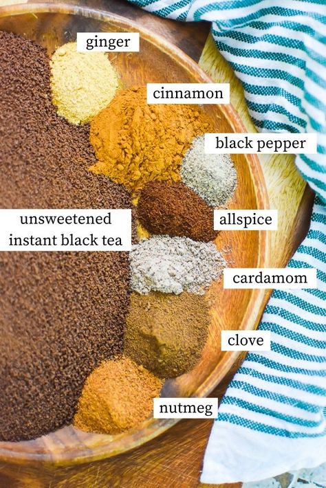 You can make coffeehouse-style chai lattes at home in just a few minutes with this easy chai powder recipe in your pantry. My authentic chai spice blend for tea makes for cozy mornings in no time at all. Learn how to make chai latte like a barista with this homemade chai tea recipe from Dash of Jazz #dashofjazzblog #chaitearecipe #chaiteabenefits #authenticchai #howtomakechai Chai Tea Blend Recipe, Authentic Chai Spice Mix Recipe, Chia Tea Concentrate Recipe, Chai Latte Powder Recipe, Homemade Chai Tea Mix Recipes, Homemade Chai Spice Blend, Home Made Tea Recipes, How To Make Chai, How To Make Chai Tea