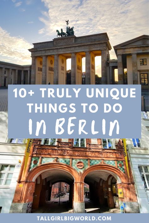 Here are 10+ truly unique things to do in Berlin, Germany - from a local's perspective. underrated things to do in Berlin | hidden gems in Berlin | unique places to visit in Berlin | what to do in Berlin | things to see in Berlin | unique Berlin attractions | underrated Berlin activities | Berlin travel tips | Berlin travel guide | #Berlin #Germany #traveltips 2 Days In Berlin, Things To Do In Berlin, Germany Travel Guide, Berlin Museum, Berlin Travel, Berlin Berlin, Travel Germany, Unique Hotels, Europe Travel Guide