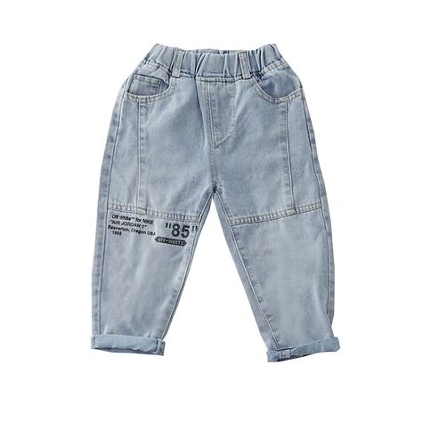 Kids Toddler Boys' Jeans Blue Graphic Letter Patchwork Print Cotton Basic Streetwear 2023 - Rs. 1696 Streetwear 2023, Toddler Boy Jeans, Basic Streetwear, Blue Graphic, Patchwork Print, Jeans Kids, Boys Jeans, Toddler Boys, Printed Cotton