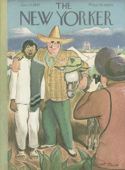 New Yorker January, New Yorker Cover, The New Yorker Magazine, Robert Mcginnis, New Yorker Magazine, Skottie Young, New Yorker Covers, Geek Art, Pulp Art