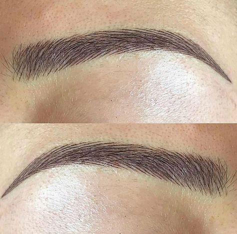 Nano Eyebrows, Eyebrows Ideas, Round Eyebrows, Nano Brows, Ombre Eyebrows, Micro Blading, Permanente Make-up, Skin Tone Makeup, Eyebrow Design