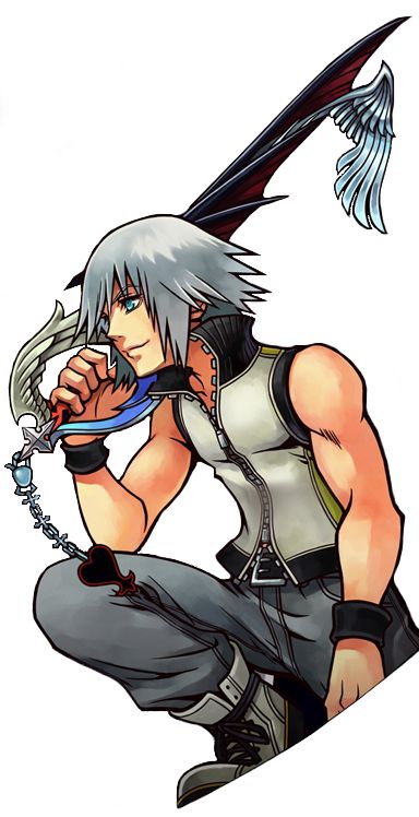 Riku - Kingdom Hearts Dream Drop Distance T-shirt refrence Riku Kingdom Hearts Manga, Riku Keyblade, Kingdom Hearts Riku, Dream Drop Distance, Organization Xiii, Chain Of Memories, Riku Kingdom Hearts, Kingdom Hearts Ii, Japan Guide