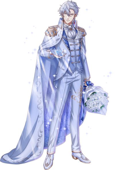 Frost (Snow Moon) | Yume 100 English Wiki | Fandom Fantasy Prince Outfit, Sun Fairy, Fairy Lady, Snow Moon, Vestidos Anime, Yume 100, Prince Clothes, Anime Prince, Draw Anime