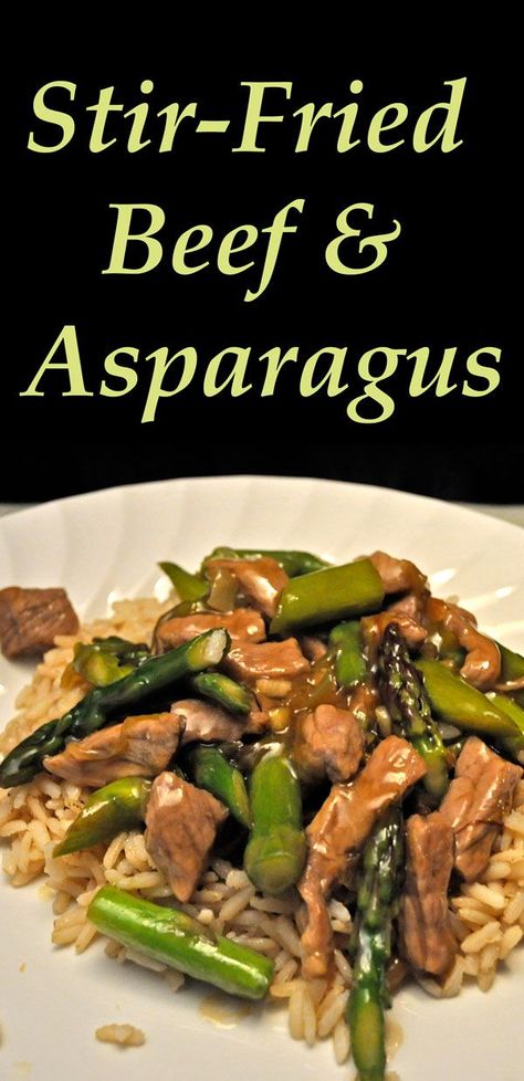 Ground Beef Asparagus, Beef And Asparagus, Asparagus Stir Fry Recipes, Asparagus Stir Fry, Easy Summer Side Dishes, Ground Beef Rice, Beef Stir Fry Recipes, Asparagus Seasoning, Asparagus Fries