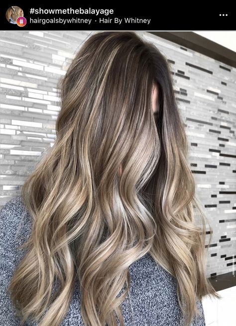 Reverse Balayage Light Brown, Blonde With Chocolate Lowlights, Reverse Balayage Brunette, Boliage Hair, Hair Color Flamboyage, Balyage Hair, Beige Blonde Balayage, Hair Lights, Light Brunette Hair