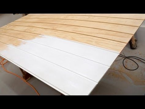 Making Shiplap Wall Panels From Plywood - IBUILDIT.CA Shiplap Wall Photo Backdrop, Indoor Paneling Ideas, Modern Paneling, Cheap Shiplap, Store Backdrop, Plywood Wall Paneling, Shiplap Paneling, Shiplap Kitchen, Shiplap Wall Diy