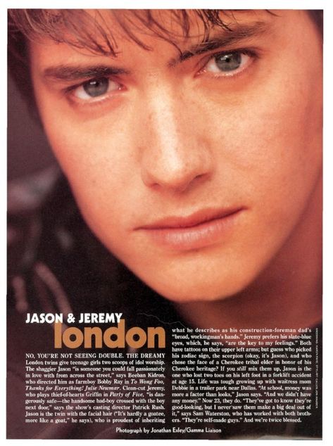 Jason London, Jeremy London, Clea Duvall, Rider Strong, Jonathan Taylor Thomas, Jonathan Knight, Boyz Ii Men, Tiger Beat, Tina Fey