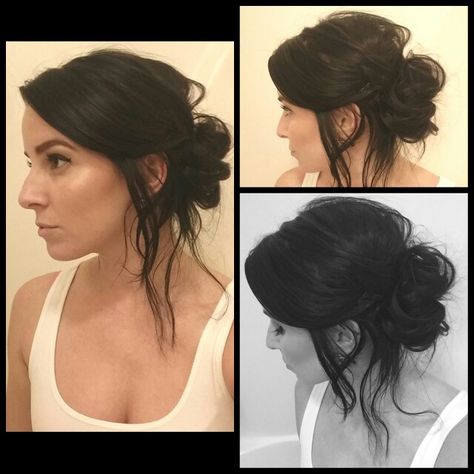 Messy Side Bun, Side Bun, Top Bun, Braided Bangs, Side Bangs, Braided Bun, Messy Bun, Wedding Hair, Diwali