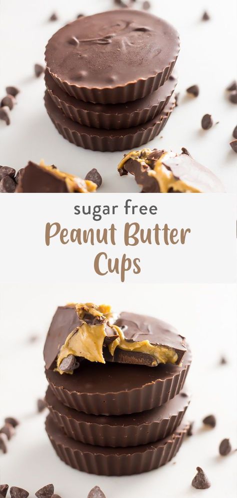 Lillys Chocolate Keto Recipes, Lilys Chocolate Keto Recipes, Lily's Chocolate Chips Recipes Keto, Sugar Free Peanut Butter Cups, Keto Peanut Butter Cups, Sugar Free Pie, Apple Slice Recipe, Chocolate Calories, Dirty Keto