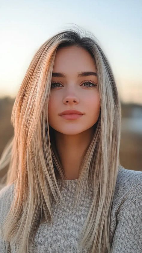 Blond Hairstyles Medium Length, One Length Straight Hair, Haïr Cut For Long Hair Straight, Side Part Medium Length Haircut, Hair Cuts Medium Length Layers Blonde, Long Hairstyles For Fine Hair Straight, Blond Hair Styles For Medium Length Hair, Face Frame Haircut Medium, Medium Haircut For Straight Hair