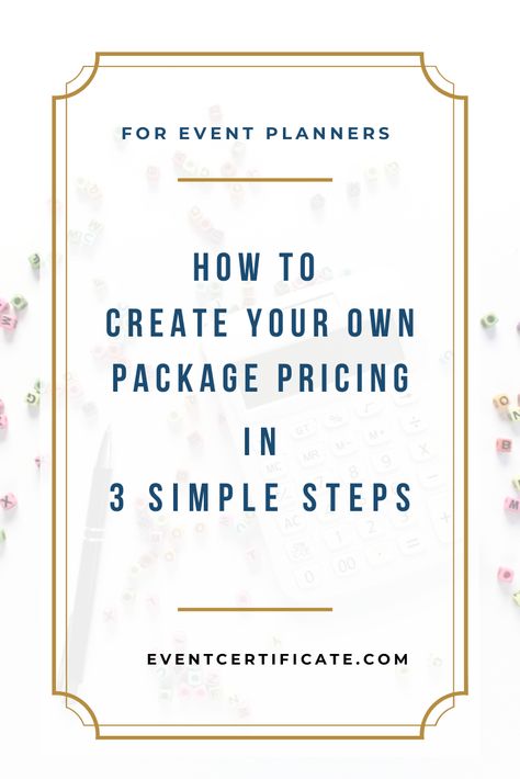 I'm sharing exactly how to create packages for your event planning services and the simple 3-step process for ensuring your packages are the most effective for you and for your clients. Event Pricing Guide, Event Planner Pricing Guide, Event Planner Services List, Party Planning Pricing Packages, Event Planning Organization Ideas, Party Planning Business Pricing, Wedding Planner Packages Prices, Event Planning Contract Template, Party Planning Price List