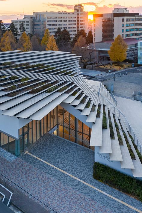 Kengo Kuma Architecture, Underground Building, Ramp Stairs, External Staircase, Japan Architecture, Kengo Kuma, Parametric Architecture, Japanese Architect, Structure Architecture