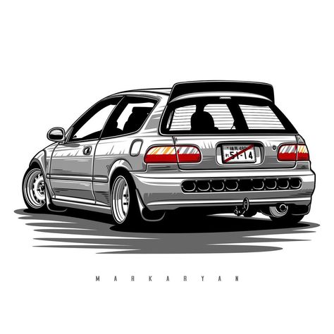 Oleg Markaryan on Instagram: “Honda Civic EG. Order illustration of your car! Write me in Direct Message or email. Contact in BIO. T-shirts, covers, stickers, posters…” Oleg Markaryan, Order Illustration, 2021 Honda Civic, Honda Civic Vtec, Honda Civic Car, Civic Car, Civic Eg, Jdm Honda, Acura Cars