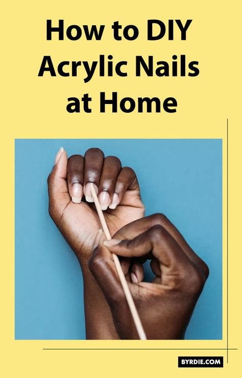 Do Your Own Acrylic Nails, Home Acrylic Nails, At Home Acrylic Nails, Diy Acrylic Nails At Home, Take Off Acrylic Nails, Professional Acrylic Nail Kit, Old Nail Polish, Acrylic Nails At Home, Acrylic Tips