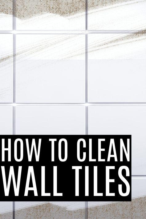 How to clean wall tiles How To Clean Ceramic Tile Shower Walls, Shower Tile Cleaner, Cleaning Bathroom Tiles, Easy Tile, Cleaning Ceramic Tiles, Subway Tiles Bathroom, Tile Cleaners, Clean Tile, Cleaning Walls