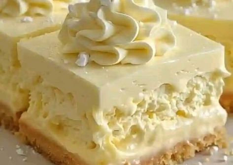 Vanilla Custard Cream Squares Recipe by Princess Ayomide Custard Cream Squares, Vanilla Custard Recipe, Custard Cake Recipes, Custard Cream, Cream Custard, Custard Desserts, Vanilla Recipes, Square Recipes, Custard Cake