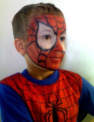 Best Fabric Paint, Spider Man Face Paint, Kids Spiderman Costume, Clown Balloons, Balloon Face, Face Painting For Boys, Spiderman Face, Balloon Painting, Kids Face Paint