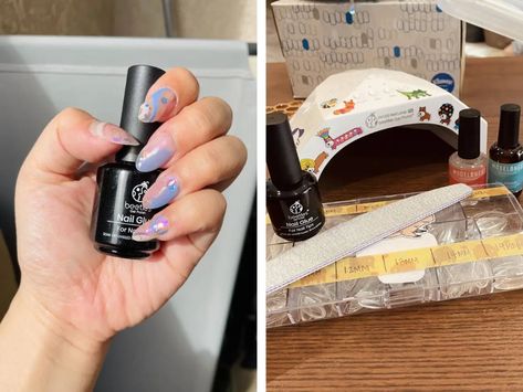 How to Do Your Own Nails: How I Started and What Products I Use Do Own Nails, Nail Painting Tips, Valentines Nails Acrylic, Romantic Nail Art, Clear Nail Tips, Nails Clear, Overlay Nails, Gold Acrylic Nails, Nail Tip Designs