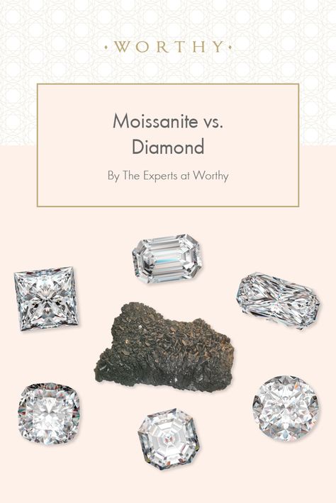 Moissanite Vs Diamond Comparison, Diamond Vs Moissanite Side By Side, Moissanite Vs Diamond, Diamond Alternatives, Jewelry Lover, Jewelry Trends, Diamond Earrings, Jewelry Inspiration, Sparkle