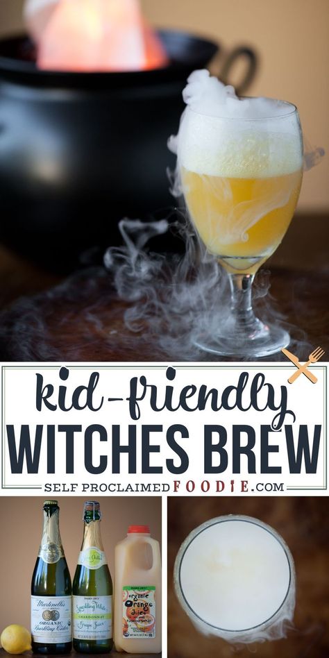 Potion Drinks For Kids, Witch Themed Food, Halloween Meal Ideas, Witches Dinner, Potion Party, Spooky Drinks, Halloween Punch Recipes, Fun Party Drinks, Halloween Party Drinks