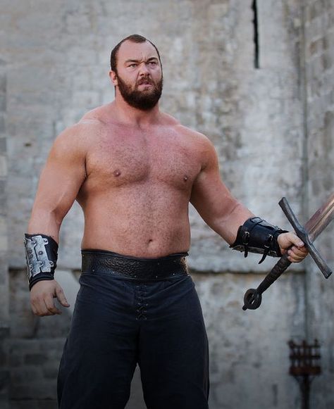 Gregor "The Mountain" Clegane | Game of Thrones Gregor Clegane, World's Strongest Man, Game Of Thrones Tv, Fire And Blood, Beefy Men, Body Reference Poses, Chris Pratt, Human Poses, Body Reference