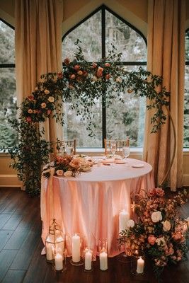 Aldie Mansion, Indoor Wedding Decorations, Indoor Garden Wedding, English Garden Wedding, Garden Theme Wedding, Theme Nature, Indoor Reception, English Wedding, Luxury Garden