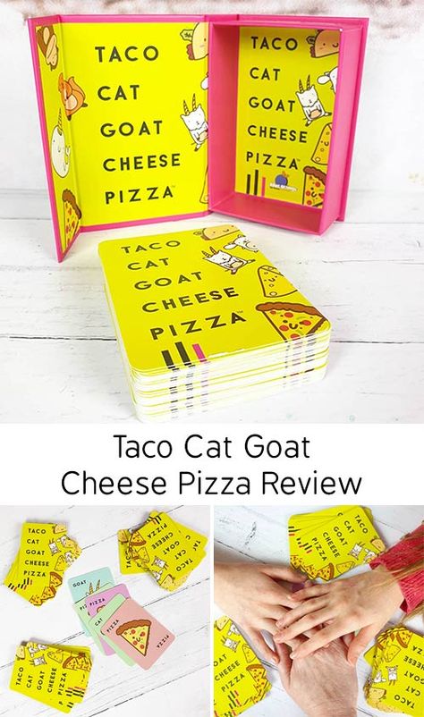 Taco Cat Goat Cheese Pizza, Pizza Card, Goat Cheese Pizza, Pizza Games, Summer Camp Activities, Summer Wishlist, Games Night, Camp Activities, Taco Pizza