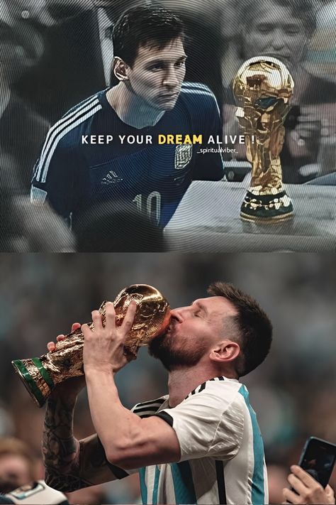 Inspirational Football Quotes, Messi Quotes, Soccer Images, Football Motivation, Messi World Cup, Messi Poster, Lio Messi, Messi Videos, Lionel Messi Barcelona