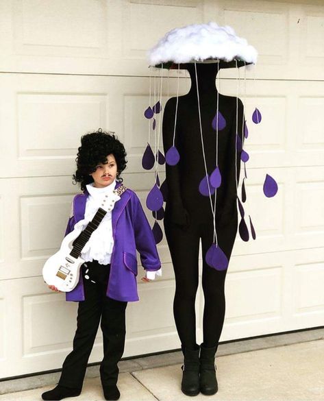 Halloween costume Purple Rain Halloween Costume, Halloween Costumes Musician, Prince Halloween Costume Purple Rain, Song Title Costumes, Music Video Halloween Costumes, Famous Musician Costume Ideas, Music Themed Halloween Costumes, Famous Musicians Costumes, Lava Lamp Costume