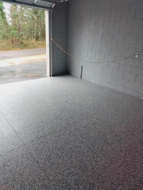 Driveway/ Carport Polyaspartic Epoxy Coating System | Gallery Car Parking Flooring, Carport Floor, Epoxy Parking Floor, Carport Floor Stone, Parking Granite Flooring Pattern, Light Grey Epoxy Garage Floor, Garage Transformation, Garage Floor Coatings, Garage Floor Epoxy