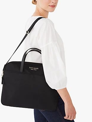 Women's Designer Laptop Bags & Sleeves | Kate Spade New York Kate Spade Laptop Bag, Designer Laptop Bag, Tech Bag, Laptop Bag For Women, Leather Laptop Bag, Convertible Backpack, Handbags Online, Small Shoulder Bag, Kate Spade New York