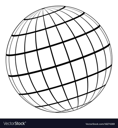 Grid Illustration, Earth Grid, Grid Vector, Planet Model, Globe Tattoos, Coordinate Grid, Celestial Tattoo, Celestial Sphere, Globe Vector