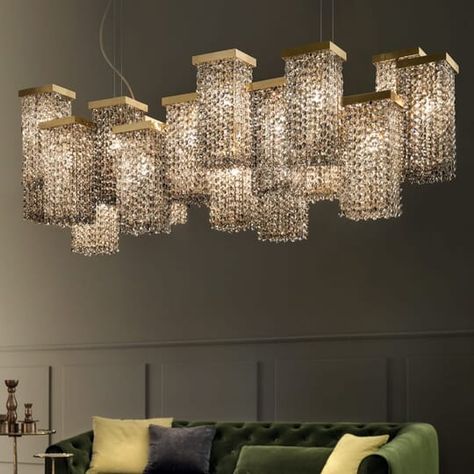 Smoky Crystal, Unique Light Fixtures, Modern Crystal Chandelier, Crystal Pendant Lighting, Luxury Chandelier, Luxury Dining Room, Contemporary Chandelier, Luxury Dining, Dining Room Chandelier