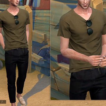 CC Pack - Sep 2020 - Pt II | Darte77 on Patreon Sims 4 Male Clothes, Sims 4 Cc Packs, The Sims4, Sims 4 Cc, Sims Cc, Slim Pants, Chino Shorts, The Sims, Linen Shirt