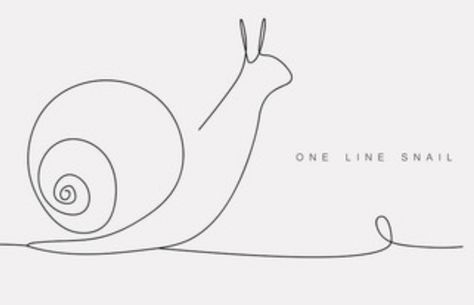 Garden Snail Tattoo, Snail Line Art, Snail Line Drawing, Snail Drawing Simple, Snail Tattoo Simple, Snail Drawing, Snail Tattoo, Animal Line Drawings, Snail Art