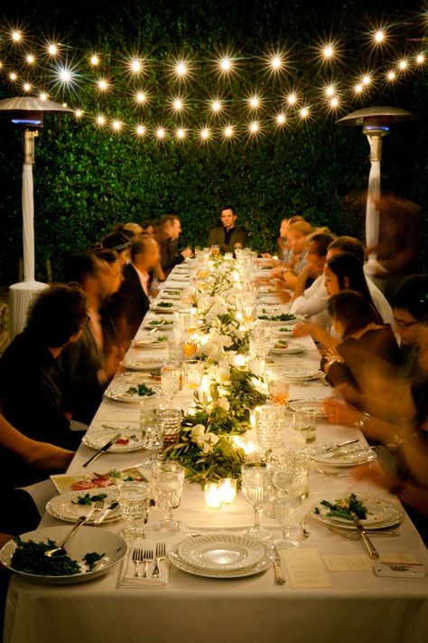 my backyard birthday dinner                                                                                                                                                                                 More Birthday Dinner Table Decor At Home, Backyard Party Lighting, Birthday Diner, Thanksgiving Decorations Table Setting, Small Simple Wedding, Backyard Dinner Party, Engagement Dinner, Birthday Aesthetic, Dinner Party Decorations